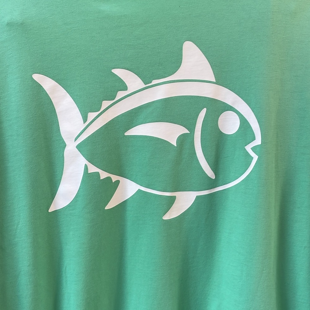Southern Tide Long Sleeve Pocket Tee with Logo Size XXL - Picture 7 of 7